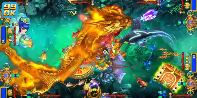 Hệ thống kho vũ khí và sinh vật của bắn cá long vương